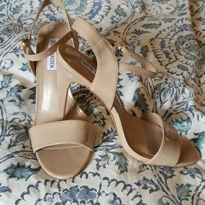 Steve Madden | Shoes | Steve Madden Nude Strappy Heels | Poshmark